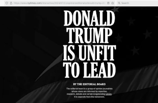 Unfit to Lead Editorial